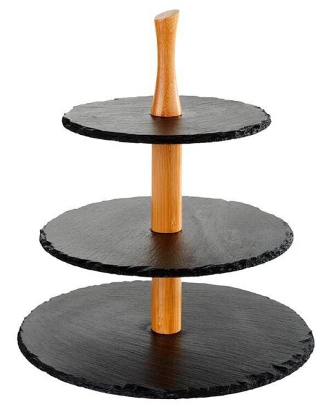 APS Etagere braun, schwarz 34,0 cm