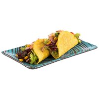 APS Tablett CANCUN blau/braun 13,5 x 23,5 cm