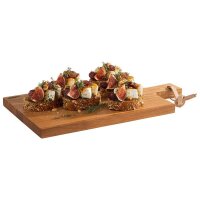 APS Servierplatte SIMPLY WOOD braun 40,0 x 22,0 cm