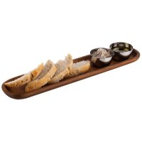 APS Servierplatte braun 37,0 x 8,0 cm