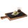 APS Servierplatte braun, schwarz 26,0 x 18,0 cm