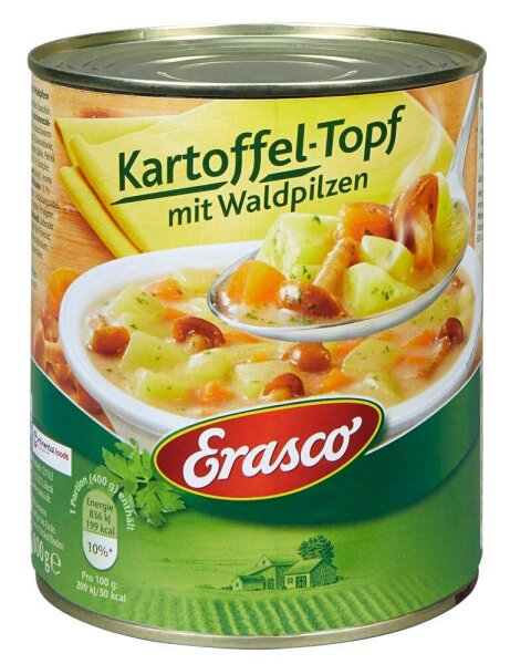 Erasco Kartoffeln mit Waldpilzen Eintopf 800,0 g