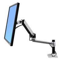ergotron Monitor-Halterung LX 45-241-026 silber für 1 Monitor, Tischklemme, Tischbohrung