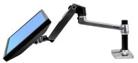 ergotron Monitor-Halterung LX 45-241-026 silber für 1 Monitor, Tischklemme, Tischbohrung