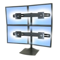 ergotron Monitor-Halterung DS100 33-324-200 schwarz für 4 Monitore, Tischständer