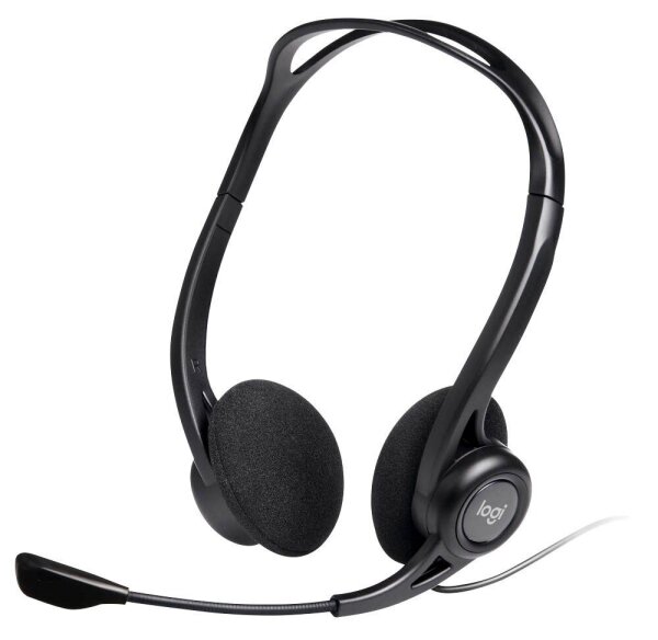 Logitech 960 USB-Headset schwarz