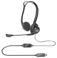 Logitech 960 USB-Headset schwarz