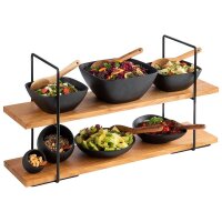 APS Etagere PERFECTO LARGE braun, schwarz 40,5 cm