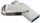 SanDisk USB-Stick Ultra Dual Drive Luxe Type-C silber 128 GB