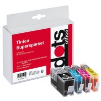 dots  schwarz, cyan, magenta, gelb Druckerpatronen...