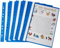5 Lands Schnellhefter Kunststoff blau DIN A4
