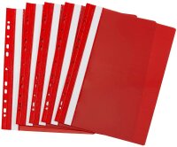 5 Lands Schnellhefter Kunststoff rot DIN A4