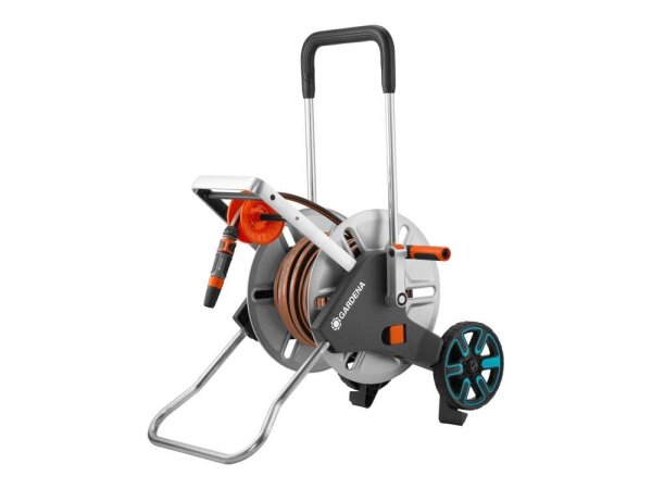 GARDENA Schlauchwagen AquaRoll M Easy Metall Set 25,0 m