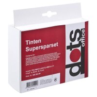 dots  schwarz, cyan, magenta, gelb Druckerpatronen...