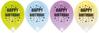 amscan® Luftballons LED Happy Birthday bunt, 4 St.
