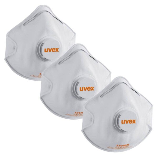 uvex Atemschutzmasken silv-Air classic 2210 FFP2 DIN EN 149:2001, 3 St.