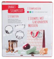 trodat Vintage Motivstempel Weihnachten 4,0 x 1,5 cm