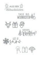 trodat Vintage Motivstempel Weihnachten 4,0 x 1,5 cm