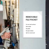 LMG Dokumententasche selbstklebend, nonpermanent transparent A3, 1 St.