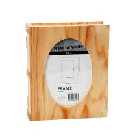 Creativ Company Holzbox natur braun Buchform