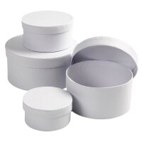 Creativ Company Geschenkboxen-Set weiß
