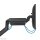 Neomounts Monitor-Halterung DS70PLUS-450BL1 NEXT Core schwarz für 1 Monitor, Tischbohrung, Tischklemme
