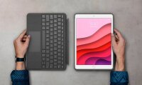 Logitech COMBO TOUCH Tablet-Tastatur schwarz geeignet für Apple iPad 7. Gen (2019), Apple iPad 8. Gen (2020), Apple iPad 9. Gen (2021)