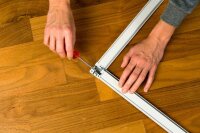 tesa Fliegengitter INSECT STOP COMFORT Alu-Tür weiß 1,2 x 2,4 m