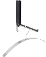 blomus Wandgarderobe Lanca 63262 schwarz Metall 1 Haken...