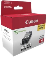 Canon PGI-570 XL PGBK Twinpack schwarz Druckerpatronen,...