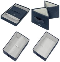 LEITZ Aufbewahrungsboxen grau 19,0 x 28,5 x 16,0 cm, 2 St.
