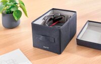 LEITZ Aufbewahrungsboxen grau 19,0 x 28,5 x 16,0 cm, 2 St.