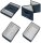 LEITZ Aufbewahrungsboxen grau 19,0 x 28,5 x 16,0 cm, 2 St.