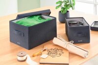 LEITZ Aufbewahrungsboxen grau 28,5 x 38,0 x 20,3 cm, 2 St.