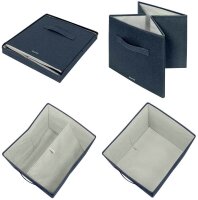 LEITZ Aufbewahrungsboxen grau 33,0 x 38,0 x 32,5 cm, 2 St.