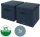 LEITZ Aufbewahrungsboxen grau 33,0 x 38,0 x 32,5 cm, 2 St.