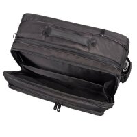 STOP® OCEAN PLASTIC Laptop-Trolley RPET Kunstfaser schwarz 45,0 x 23,0 x 38,0 cm