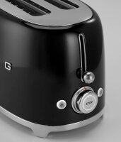 smeg TSF01BLEU Toaster schwarz