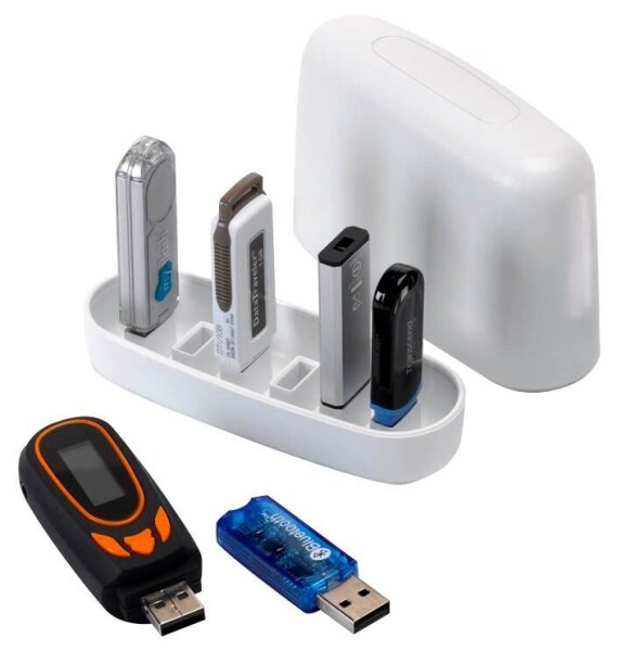 EXPONENT 6er USB-Stick-Box weiß, 1 St.