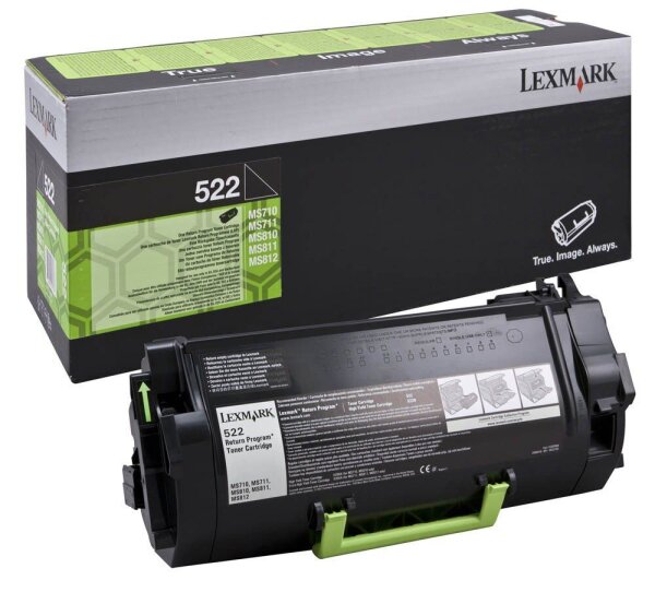 Lexmark 52D2000  schwarz Toner