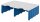 styro Sortierstation Styrodoc Jumbo Aufbaueinheit grau/blau mit 2 Fächer
