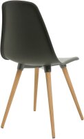 Topstar Schalenstühle T2020 FZ10BUG-2 grau Kunststoff, 2 St.