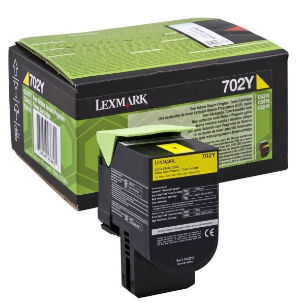 Lexmark 70C20Y0  gelb Toner
