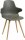 Topstar Schalenstühle T2020 mit Armlehnen FZ11BUG-2 grau Kunststoff, 2 St.