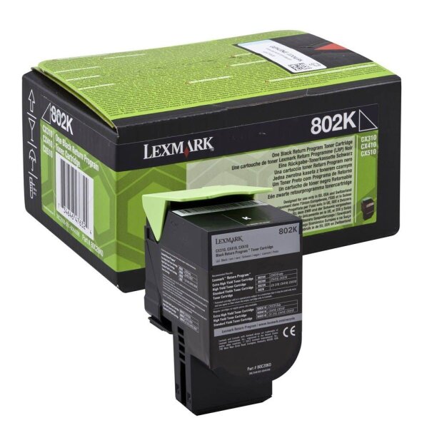 Lexmark 80C20K0  schwarz Toner