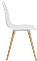 Topstar Schalenstühle T2020 FZ10BUW-2 weiß Kunststoff, 2 St.