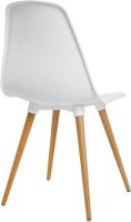 Topstar Schalenstühle T2020 FZ10BUW-2 weiß Kunststoff, 2 St.