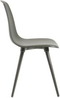 Topstar Schalenstühle T2020 FZ10GG-2 grau Kunststoff, 2 St.