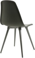 Topstar Schalenstühle T2020 FZ10GG-2 grau Kunststoff, 2 St.