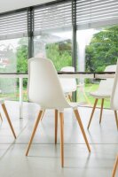 Topstar Schalenstühle T2020 FZ10GG-2 grau Kunststoff, 2 St.
